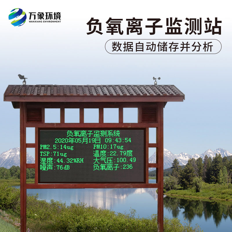 負(fù)氧離子在線監(jiān)測系統(tǒng)應(yīng)用
