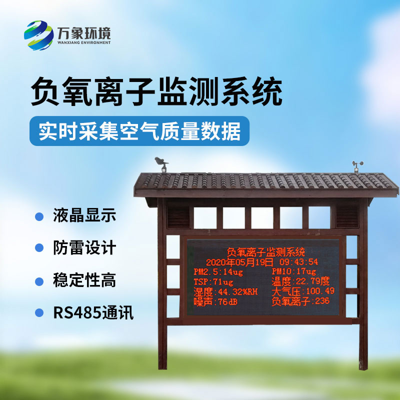 國(guó)產(chǎn)負(fù)氧離子大氣監(jiān)測(cè)系統(tǒng)，創(chuàng)新國(guó)產(chǎn)環(huán)境監(jiān)測(cè)工具