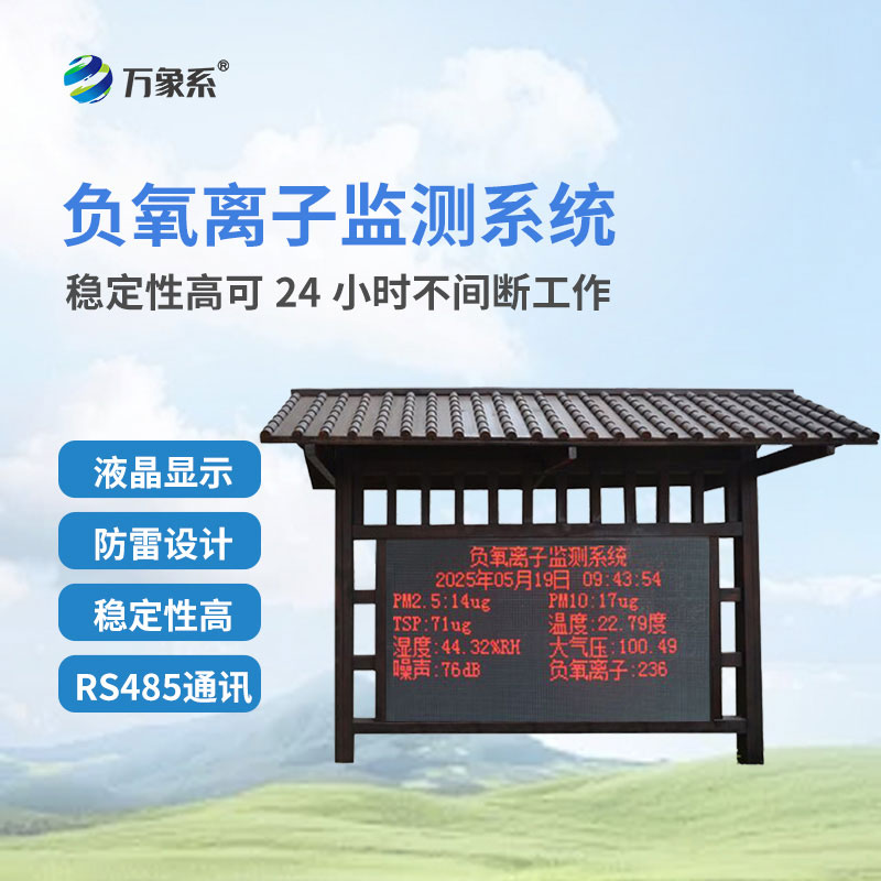 負(fù)氧離子在線監(jiān)測(cè)系統(tǒng)