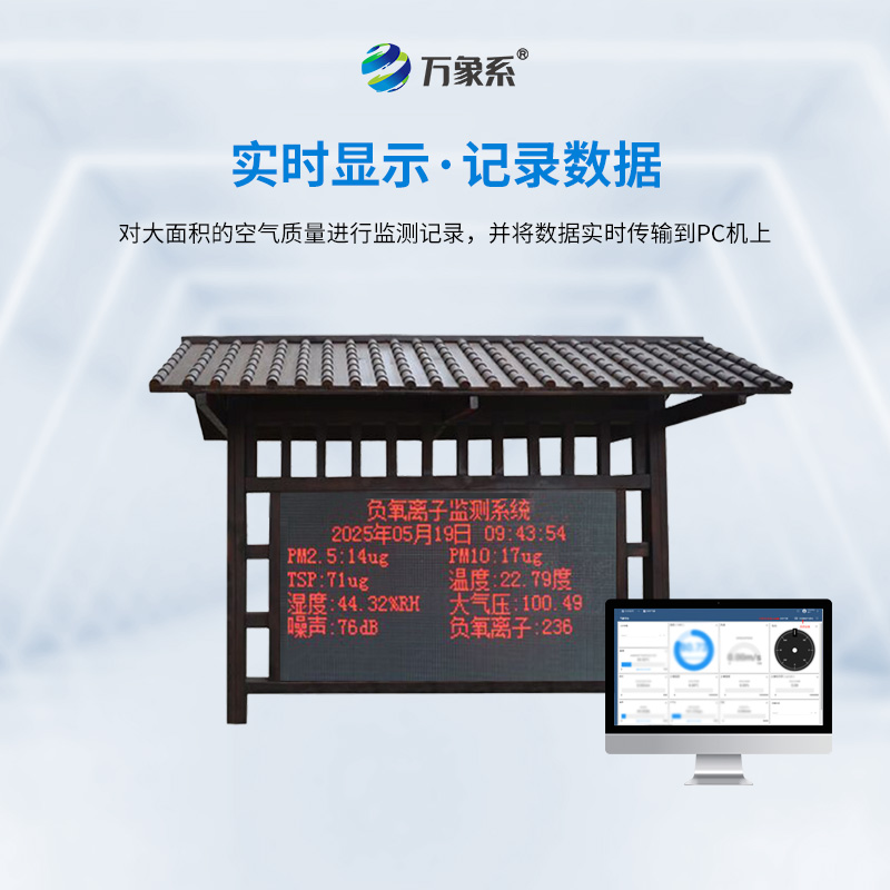 景區(qū)負(fù)氧離子監(jiān)測系統(tǒng)